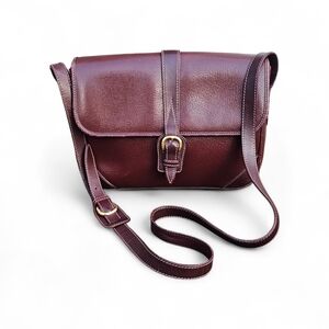 Gucci Leather Crossbody Bag  Burgundy